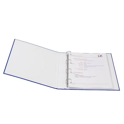Artikelbild 4 für VELOFLEX Basic Ringbuch 4-Ringe blau 4,0 cm DIN A4, 1 St., Artikelnummer 408619