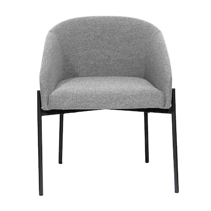 Artikelbild 3 für meet powered by PAPERFLOW Sessel MILO grau schwarz Stoff, 1 St., Artikelnummer 590446