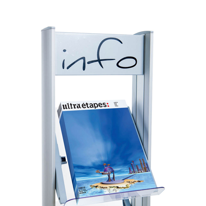 Artikelbild 4 für PAPERFLOW Prospektständer silber DIN A4, Artikelnummer 571669