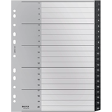 Artikelbild 1 für AKTION: LEITZ Ordnerregister recycle 1211 DIN A4 Vollformat, Überbreite 1-20 schwarz 20-teilig, 1 Satz mit Prämie nach Registrierung, Artikelnummer 304382