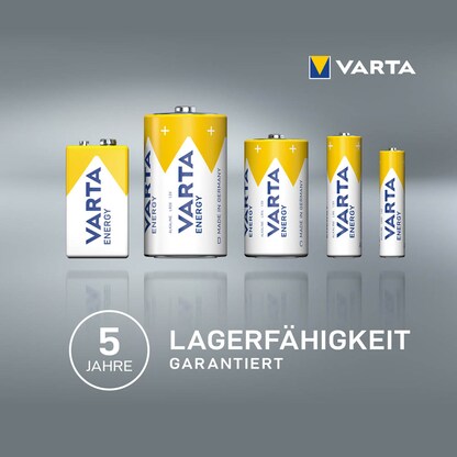 Artikelbild 5 für 30 VARTA Batterien ENERGY Micro AAA 1,5 V, Artikelnummer 245593