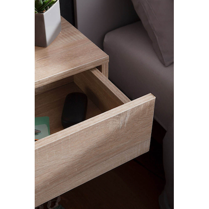 Artikelbild 4 für WOHNLING Nachttisch sonoma-eiche 46,0 x 30,0 x 15,0 cm, Artikelnummer 906451