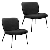 Artikelbild 1 für meet powered by PAPERFLOW Sessel TWIST anthrazit schwarz Stoff, 1 St., Artikelnummer 590426