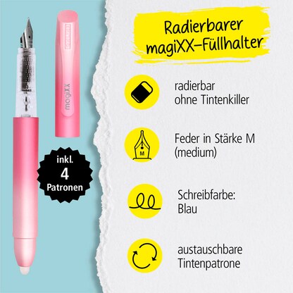 Artikelbild 4 für ONLINE® magiXX Sweet Love Patronenfüller rosa M (mittel), Artikelnummer 709202