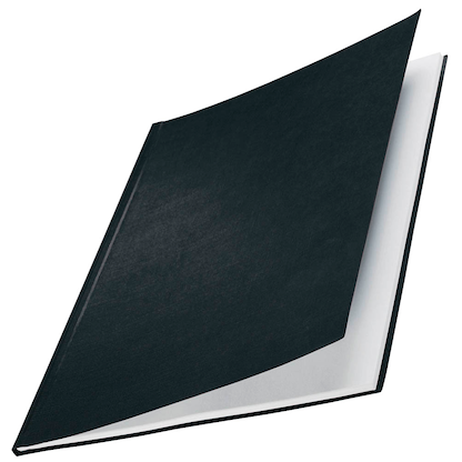 Artikelbild 2 für LEITZ Buchbindemappen schwarz Hardcover für 36 - 70 Blatt DIN A4, 10 St., Artikelnummer 228544