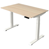 Artikelbild 1 für Kerkmann Move 4 elektrisch höhenverstellbarer Schreibtisch ahorn rechteckig, T-Fuß-Gestell weiß 120,0 x 80,0 cm, Artikelnummer 998056