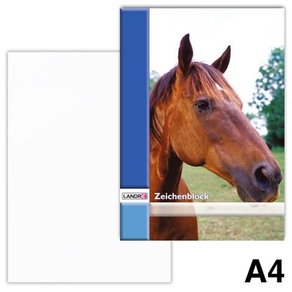 Artikelbild für LANDRÉ® Zeichenblock DIN A4, Artikelnummer 486338