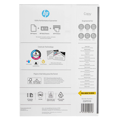Artikelbild 2 für HP Kopierpapier Copy DIN A4 80 g/qm 500 Blatt, Artikelnummer 993624