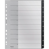 Artikelbild 1 für AKTION: LEITZ Ordnerregister recycle 1208 DIN A4 Vollformat, Überbreite 1-10 schwarz 10-teilig, 1 Satz mit Prämie nach Registrierung, Artikelnummer 304417