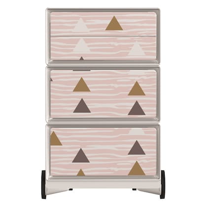 Artikelbild 3 für PAPERFLOW easyBox Classic Chic Rollcontainer weiß, bunt 4 Auszüge 39,0 x 43,6 x 64,2 cm, Artikelnummer 215719