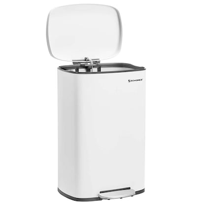 Artikelbild 2 für SONGMICS Mülleimer 50,0 l weiß, Artikelnummer 290409