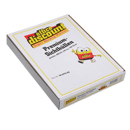 Artikelbild 3 für 100 office discount Sichthüllen DIN A4 glasklar glatt 0,12 mm, Artikelnummer 780775