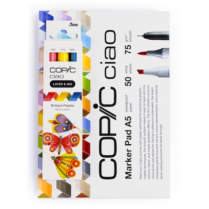Artikelbild 3 für COPIC® Ciao 2D Brilliant Palette Starter Layoutmarker-Set farbsortiert 1,0 + 6,0 mm, 1 Set, Artikelnummer 606647