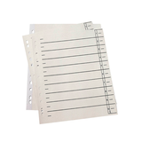 Artikelbild 1 für Wekre Trennblätter DIN A4 1-10 chamois, 180 g/m², 100 Blatt, Artikelnummer 630394