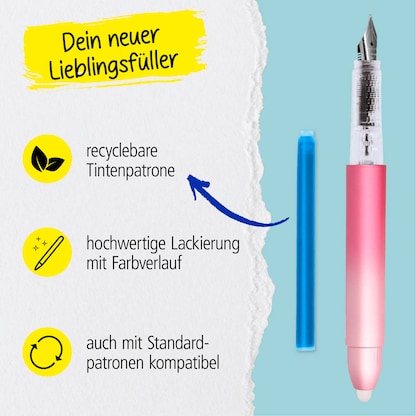 Artikelbild 6 für ONLINE® magiXX Sweet Love Patronenfüller rosa M (mittel), Artikelnummer 709202