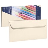 Artikelbild 1 für artoz Briefumschläge Mosaic DIN lang ohne Fenster elfenbein haftklebend 20 St., Artikelnummer 959383