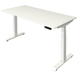 Artikelbild 1 für Kerkmann Move 4 elektrisch höhenverstellbarer Schreibtisch weiß rechteckig, T-Fuß-Gestell weiß 160,0 x 80,0 cm, Artikelnummer 998082