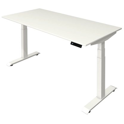 Artikelbild für Kerkmann Move 4 elektrisch höhenverstellbarer Schreibtisch weiß rechteckig, T-Fuß-Gestell weiß 160,0 x 80,0 cm, Artikelnummer 998082