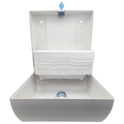 Green Hygiene® Papierhandtuchspender HOCHSTAPLER weiß-meliert Kunststoff, 1 St
