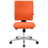 Artikelbild 1 für Topstar Bürostuhl Lightstar 10, LS19W0G04 Stoff orange, Gestell alu, Artikelnummer 961961