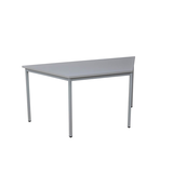 Artikelbild 1 für Gürkan Mehrzwecktisch grau Trapezform, Vierkantrohr grau, 140,0 x 70,0 x 75,0 cm, Artikelnummer 824351