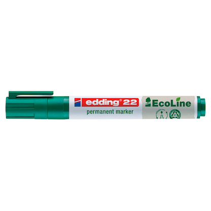 Artikelbild 5 für edding 22 EcoLine Permanentmarker farbsortiert 1,0 - 5,0 mm, 4 St., Artikelnummer 345413