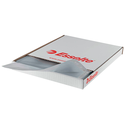 Artikelbild 3 für 100 Esselte Prospekthüllen DIN A4 transparent genarbt 0,09 mm, Artikelnummer 864371