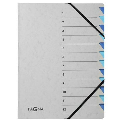 Artikelbild für PAGNA Ordnungsmappe Easy Grey 12 Fächer grau, Artikelnummer 407914