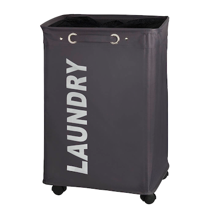 Artikelbild 2 für WENKO Wäschekorb Quadro grau, Artikelnummer 531634