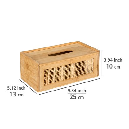 Artikelbild 2 für WENKO Taschentuchbox 25607100 braun Bambus/Rattan, Artikelnummer 808177