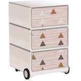 Artikelbild 1 für PAPERFLOW easyBox Classic Chic Rollcontainer weiß, bunt 4 Auszüge 39,0 x 43,6 x 64,2 cm, Artikelnummer 215719