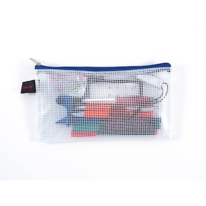 Artikelbild 5 für FolderSys Reißverschlussbeutel transparent/blau 0,15 mm, 1 St., Artikelnummer 101933