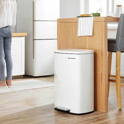 Artikelbild 7 für SONGMICS Mülleimer 50,0 l weiß, Artikelnummer 290409