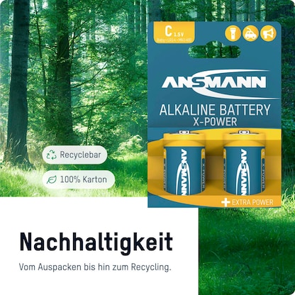 Artikelbild 6 für 2 ANSMANN Batterien X-POWER Baby C 1,5 V, Artikelnummer 584961