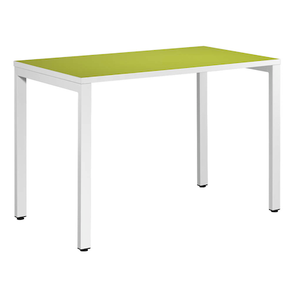 Artikelbild für PAPERFLOW easyDesk Schreibtisch grün rechteckig, 4-Fuß-Gestell weiß 114,0 x 60,0 cm, Artikelnummer 226199