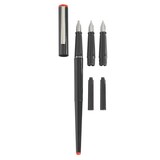 Artikelbild 1 für 3 herlitz Patronenfüller schwarz Kalligraphie-Feder 1,1 / 1,5 / 2,3 mm, Artikelnummer 917484