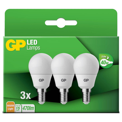 Artikelbild 3 für 3 GP LED-Lampen Deco Mini Globe E14 4,9 W matt, Artikelnummer 515066