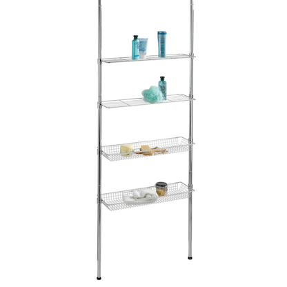 Artikelbild 17 für WENKO Teleskopregal Ellera silber 71,0 x 20,0 x 65,0 - 285,0 cm, 1 St., Artikelnummer 529392