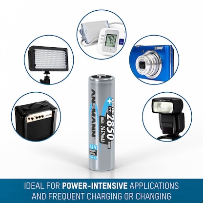 Artikelbild 4 für 4 ANSMANN Akkus Mignon AA 2.650 mAh, Artikelnummer 829331