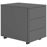 Artikelbild 1 für BaseLite Rollcontainer grafit 3 Auszüge 39,5 x 54,8 x 51,0 cm, Artikelnummer 270346