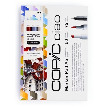 Artikelbild 3 für COPIC® Ciao 3D Architect Palette Starter Layoutmarker-Set farbsortiert 1,0 + 6,0 mm, 1 Set, Artikelnummer 606628