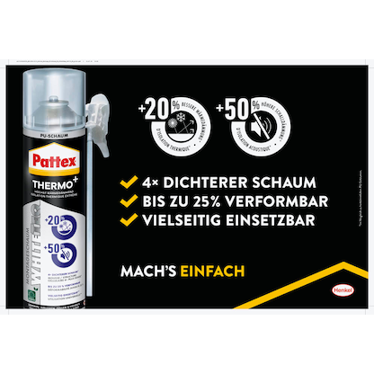 Artikelbild 3 für Pattex Montageschaum White Line PU-Schaum 500,0 ml, Artikelnummer 724668