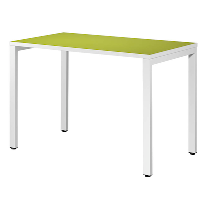 Artikelbild 2 für PAPERFLOW easyDesk Schreibtisch grün rechteckig, 4-Fuß-Gestell weiß 114,0 x 60,0 cm, Artikelnummer 226199