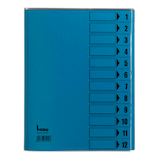 Artikelbild 1 für bene Ordnungsmappe 12 Fächer blau, Artikelnummer 401687