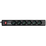 Artikelbild 1 für EATON Protection Strip 6 DIN 6-fach Steckdosenleiste mit Überspannungsschutz schwarz, Artikelnummer 959155