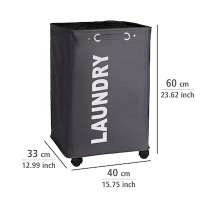 Artikelbild 4 für WENKO Wäschekorb Quadro grau, Artikelnummer 531634