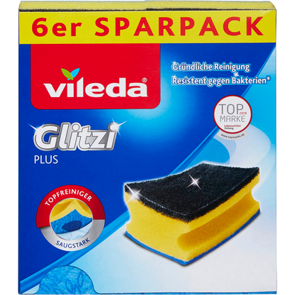 Artikelbild 3 für vileda Glitzi plus Topfreiniger, 6 St., Artikelnummer 137891
