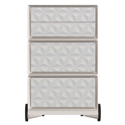 Artikelbild 3 für PAPERFLOW easyBox Classic Chic Rollcontainer weiß, bunt 4 Auszüge 39,0 x 43,6 x 64,2 cm, Artikelnummer 215097
