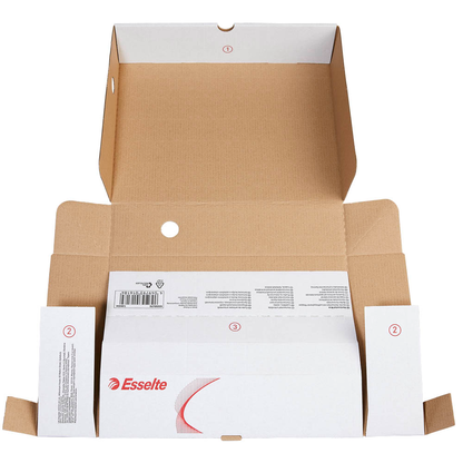 Artikelbild 7 für 10 Esselte Archivboxen weiß 25,5 x 32,9 x 8,0 cm, Artikelnummer 515052