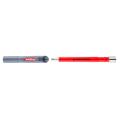 Artikelbild 2 für edding Display DIY Tieflochmarker-Bleistift weiß HB 2,0 - 5,0 mm, 1 Set, Artikelnummer 679817